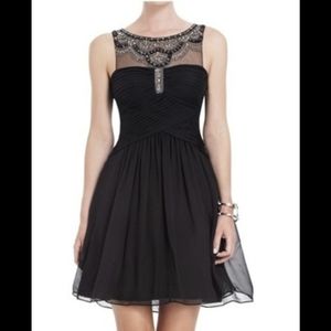 BCBG MaxAzria Julissa Black beaded dress | 8